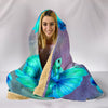 Siamese Fighting Fish Print Hooded Blanket