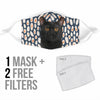 Cute Bombay Cat Print Face Mask