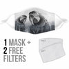 Catalina macaw Print Face Mask