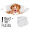 Nova Scotia Duck Tolling Retriever Print Face Mask