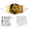 Amazing Keeshond Print Face Mask