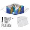 Tench Fish Print Face Mask