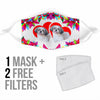 Shih Tzu Floral Print Face Mask