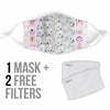 Maltese Puppies Print Face Mask