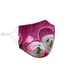 Cute Maltese Dog Print Face Mask