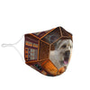 Cute Soft Coated Wheaten Terrier Print Face Mask