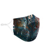 Curly Coated Retriever Print Face Mask- Limited Edition