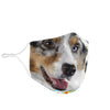 Australian Shepherd Print Face Mask