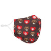 Tibetan Spaniel Paws Patterns Print Face Mask