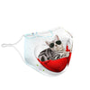 Cute American Shorthair Cats Print Face Mask