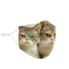 American Wirehair Floral Print Face Mask