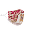 Norwich Terrier Floral Print Face Mask