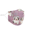 Cute Coton de Tulear Dog Print Face Mask