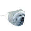 Old English Sheepdog Print Face Mask