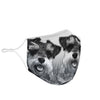 Schnauzer Print Face Mask