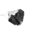 Lovely Flat Coated Retriever Print Face Mask