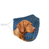 Cute Vizsla Dog Print Face Mask