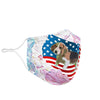 Beagle Dog US Print Face Mask