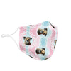 Border Terrier Patterns Print Face Mask