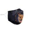 Finnish Spitz Print Face Mask