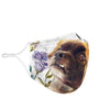 Lovely Tibetan Spaniel Print Face Mask