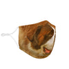 Cute St Bernard Print Face Mask