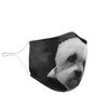 Dandie Dinmont Terrier Print Face Mask