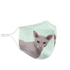 Oriental Shorthair Cat Print Face Mask