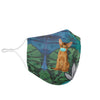 Abyssinian Cat Print Face Mask