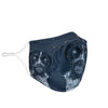 Cute German Wirehaired Pointer Print Face Mask