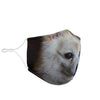 Cute Pomeranian Print Face Mask