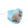 Cute Peterbald Cat Print Face Mask