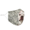 Pit Bull Terrier Print Face Mask- Limited Edition