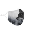 Cute Miniature Pinscher Print Face Mask