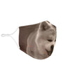 Lovely Akita Print Face Mask