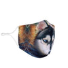 Cute Siberian Husky Print Face Mask