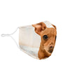 Lovely Miniature Pinscher Print Face Mask