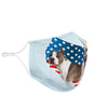 Cute American Staffordshire Terrier Print Face Mask