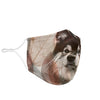 Cute Finnish Lapphund Print Face Mask- Limited Edition