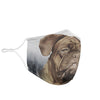 Dogue De Bordeaux Print Face Mask- Limited Edition