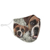 Amazing Boxer Dog Print Face Mask