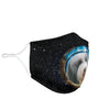 Cute Old English Sheepdog Print Face Mask