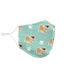 Cute Tibetan Spaniel Patterns Print Face Mask