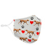 Vizsla Dog Patterns Print Face Mask