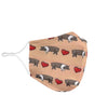 Hampshire Pig Patterns Print Face Mask