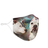 Lovely Pit Bull Terrier Print Face Mask