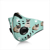 Siamese Cat Print Premium Face Mask